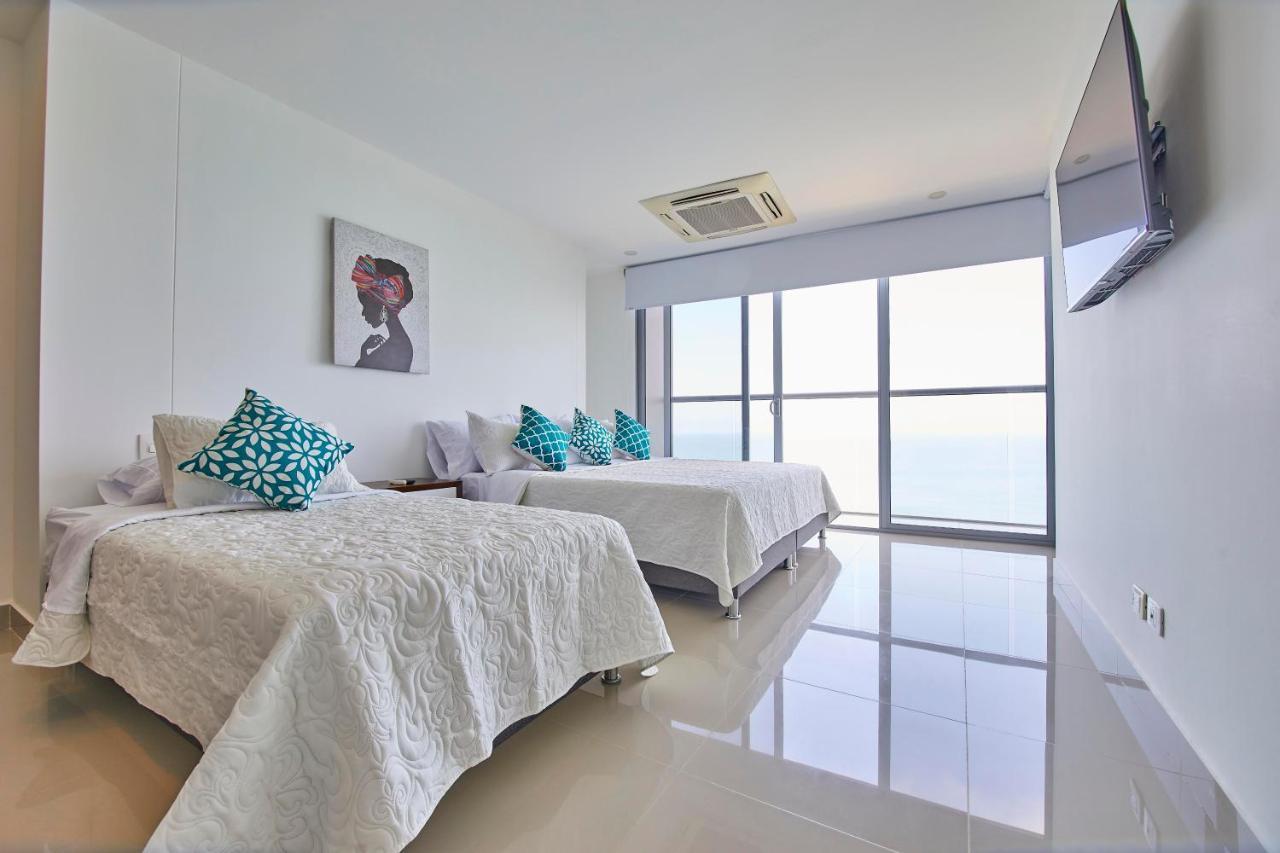 Beachfront Paradise With Outstanding Sunset Views Cartagena Buitenkant foto