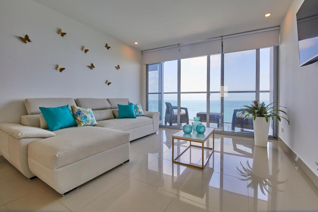 Beachfront Paradise With Outstanding Sunset Views Cartagena Buitenkant foto