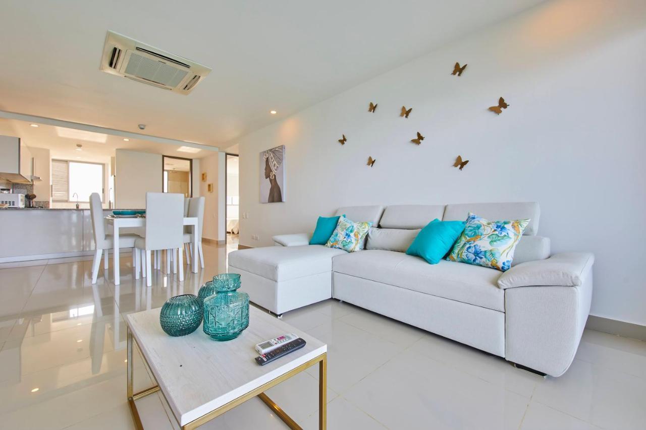 Beachfront Paradise With Outstanding Sunset Views Cartagena Buitenkant foto