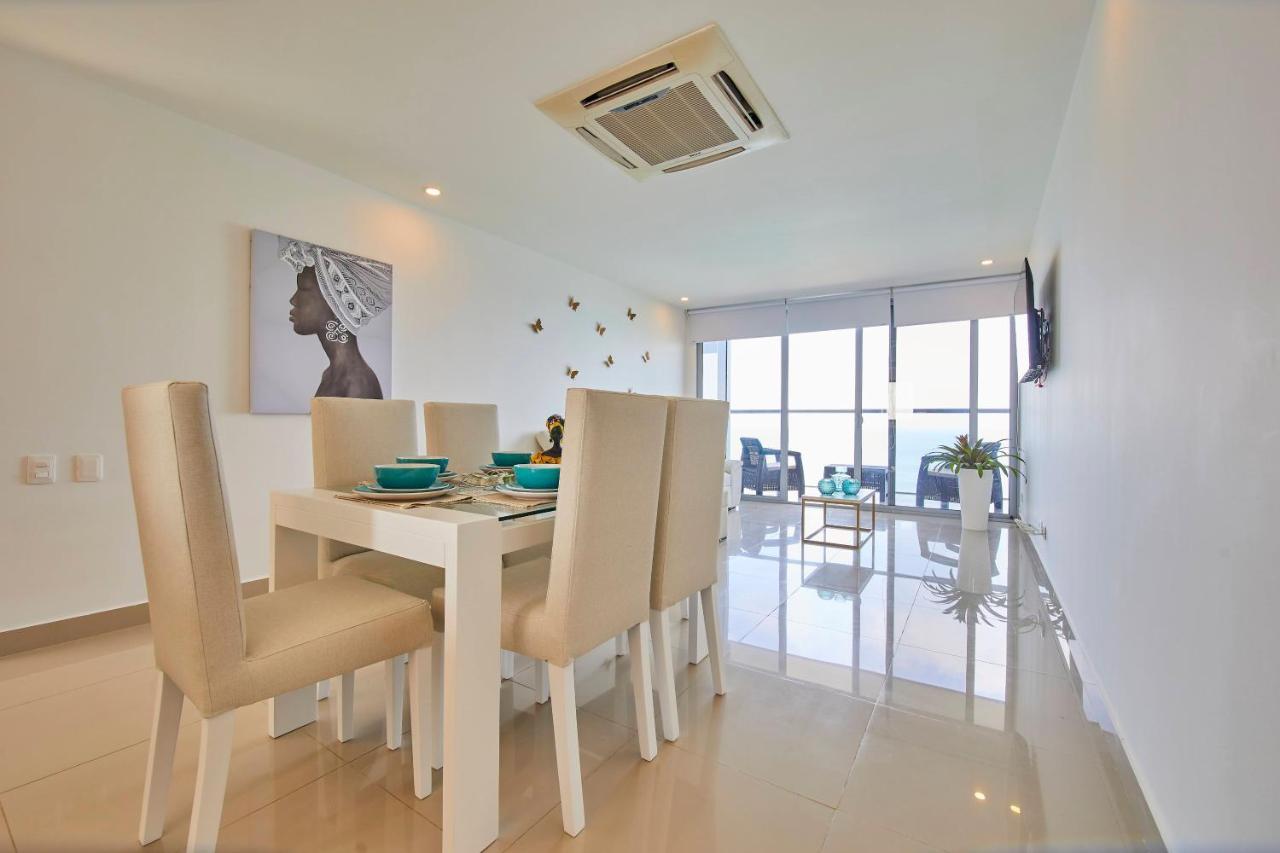 Beachfront Paradise With Outstanding Sunset Views Cartagena Buitenkant foto
