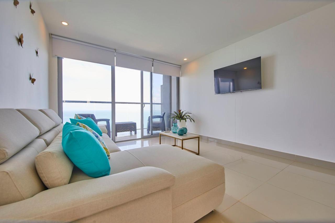 Beachfront Paradise With Outstanding Sunset Views Cartagena Buitenkant foto